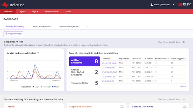 StellarOne dashboard