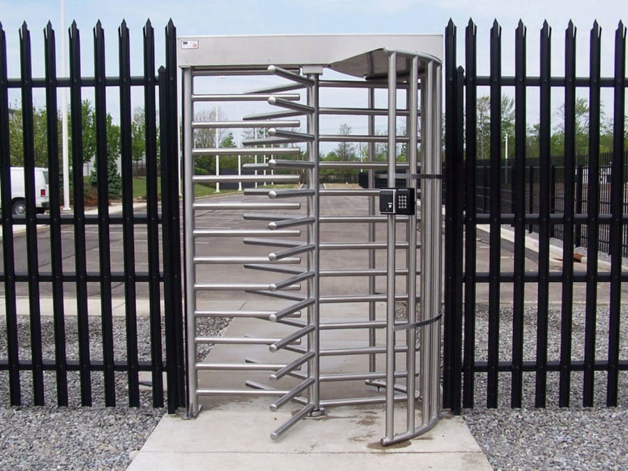 Alvarado&rsquo;s new touch-free, motorized full height turnstile (MST-TE) provides a smooth, secure and completely contactless passage for users.