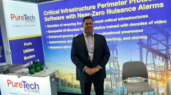 PureTech Systems Founder and President Larry Bowe at the company's 2025 ISC West booth #7055.