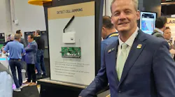 DMP's Warren Hill at the company's ISC West 2025 booth.