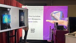 The primary focus of Cambridge Terahertz is concealed weapons detection. Unlike traditional metal detectors, which rely on detecting metal objects, THz imaging provides a three-dimensional view of objects hidden beneath clothing. The primary focus of Cambridge Terahertz is concealed weapons detection. Unlike traditional metal detectors, which rely on detecting metal objects, THz imaging provides a three-dimensional view of objects hidden beneath clothing.