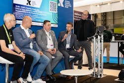 Ivan Kravchenko (CoreWillSoft), James Kendall (SwiftConnect), Steve Riley (Comelit-PAC) and Jonathan Rickard (I-PRO) discuss software impacts and the transformation in the physical security market at the XForum. Ivan Kravchenko (CoreWillSoft), James Kendall (SwiftConnect), Steve Riley (Comelit-PAC) and Jonathan Rickard (I-PRO) discuss software impacts and the transformation in the physical security market at the XForum.