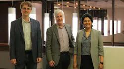Dan Kaufman with Badge co-founders Dr. Tina Srivastava and Dr. Charles Herder