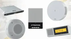(L-R) AXIS S1228, AXIS D4200-VE, AXIS C1710, AXIS D6210, and AXIS C1720