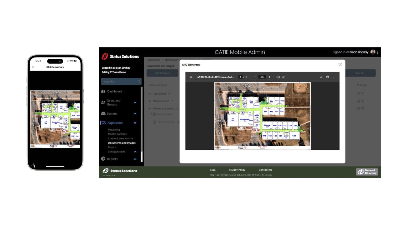 CRGs on Status Solutions' CATIE Mobile and Desktop View