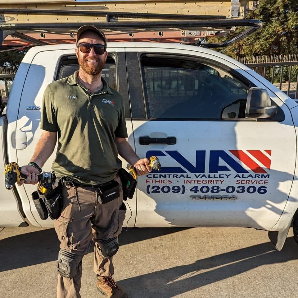 Central Valley Alarm owner Travis Bailey