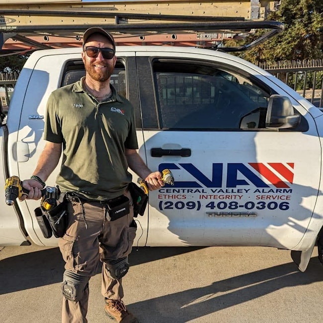 Central Valley Alarm owner Travis Bailey