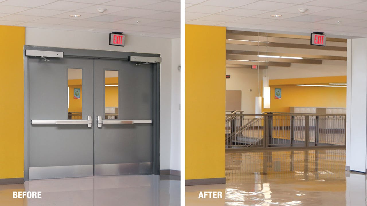 FireGuard Slim before and after installation
