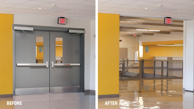 FireGuard Slim before and after installation