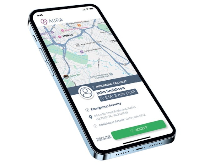 AURA’s platform can integrate with WhatsApp, enabling users to request emergency assistance directly through the messaging app.