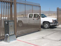 DoorKing commercial gates serve a security and safety function. DoorKing commercial gates serve a security and safety function.