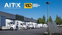 Artist's depiction of a RAD RIO Mini solar tower positioned outside a large distribution and logistics center. Artist's depiction of a RAD RIO Mini solar tower positioned outside a large distribution and logistics center.