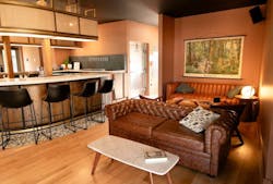 A cozy corner inside The Bend Bar in downtown Raleigh, where SONITROL CORE’s discreet security technology helps protect the inviting space without compromising its warm, historic charm. A cozy corner inside The Bend Bar in downtown Raleigh, where SONITROL CORE’s discreet security technology helps protect the inviting space without compromising its warm, historic charm.