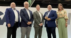 DMP's Mark Hillenburg accepts the TechVision Challenge honor for the company's new JamAlert product. Read more about JamAlert at www.securityinfowatch.com/55279820 DMP's Mark Hillenburg accepts the TechVision Challenge honor for the company's new JamAlert product. Read more about JamAlert at www.securityinfowatch.com/55279820