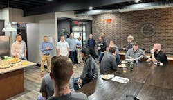 Vermillion Systems team members are joined by Eric Garner (second from left), Pye-Barker’s chief business development officer for M&A, at the acquisition closing announcement. The event marked the union of two culturally aligned companies and highlighted Vermillion Systems as a strong strategic fit for Pye-Barker’s continued growth. Vermillion Systems team members are joined by Eric Garner (second from left), Pye-Barker’s chief business development officer for M&A, at the acquisition closing announcement. The event marked the union of two culturally aligned companies and highlighted Vermillion Systems as a strong strategic fit for Pye-Barker’s continued growth.