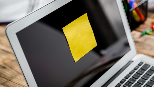 6871199b45389af1d0618c12 Laptopwithpostitgluedscreen