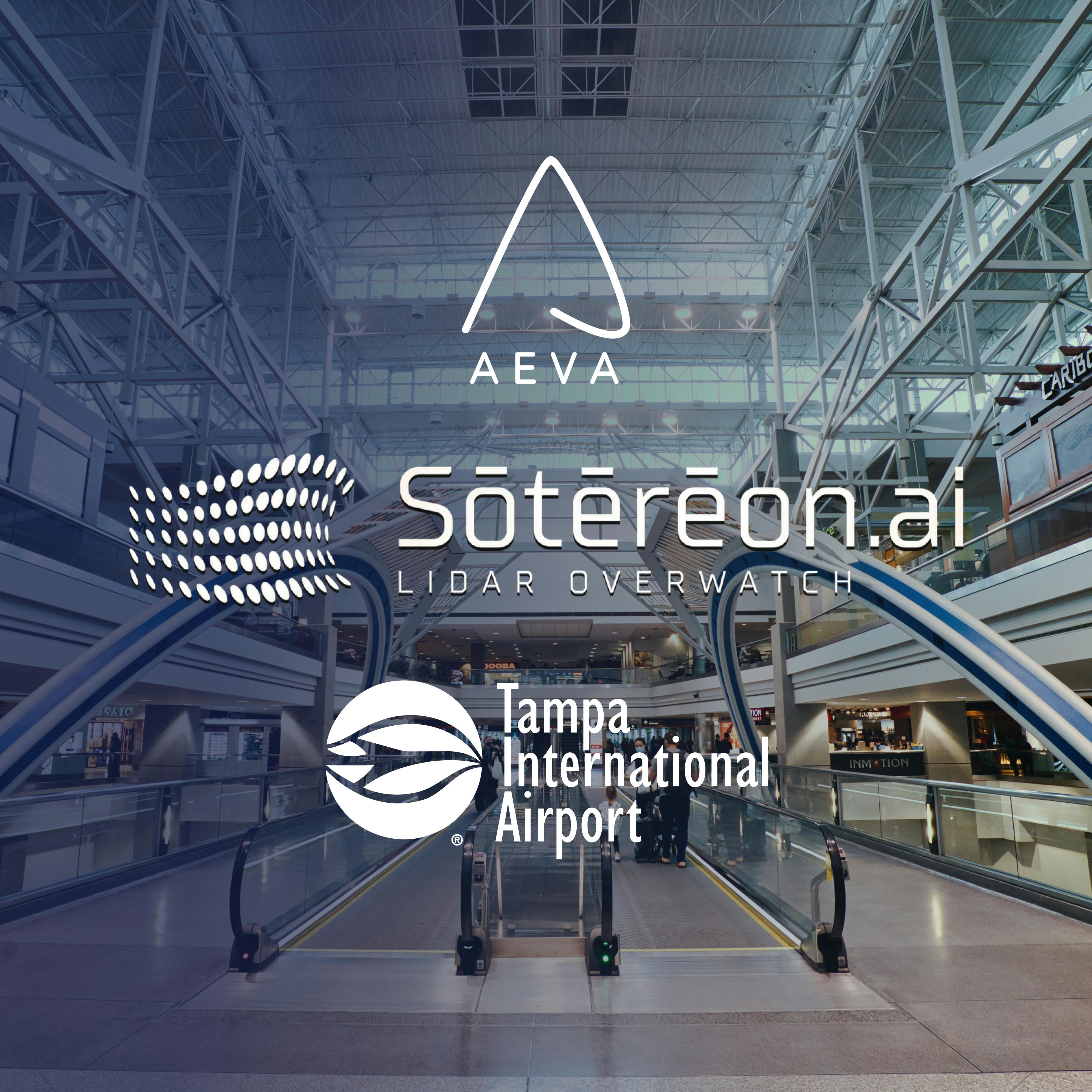 Tampa International Airport and Sotereon.AI Deploy Aeva 4D LiDAR to Enhance Airport Safety