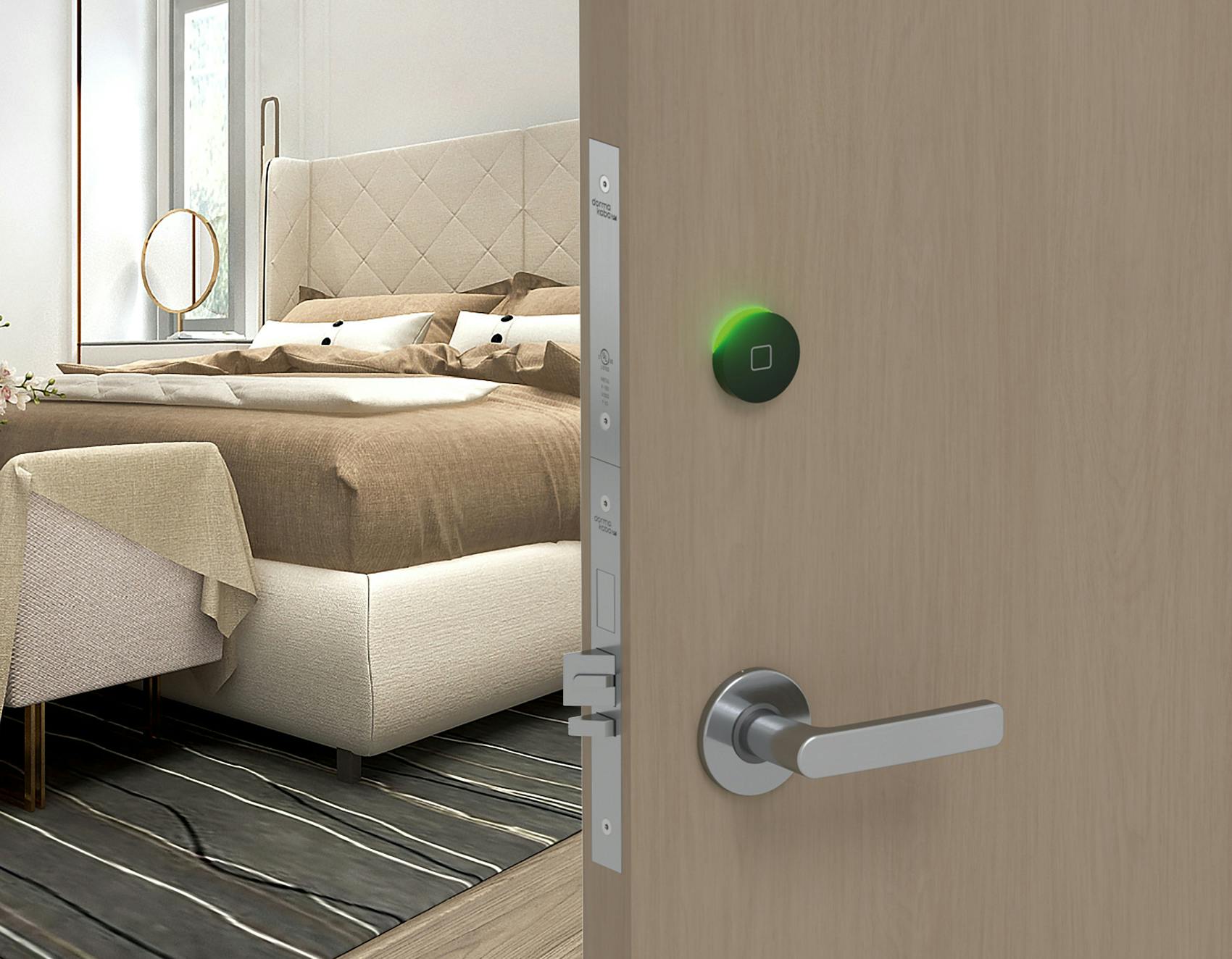 dormakaba_quantum_pixel_on_door_w_hotel_room