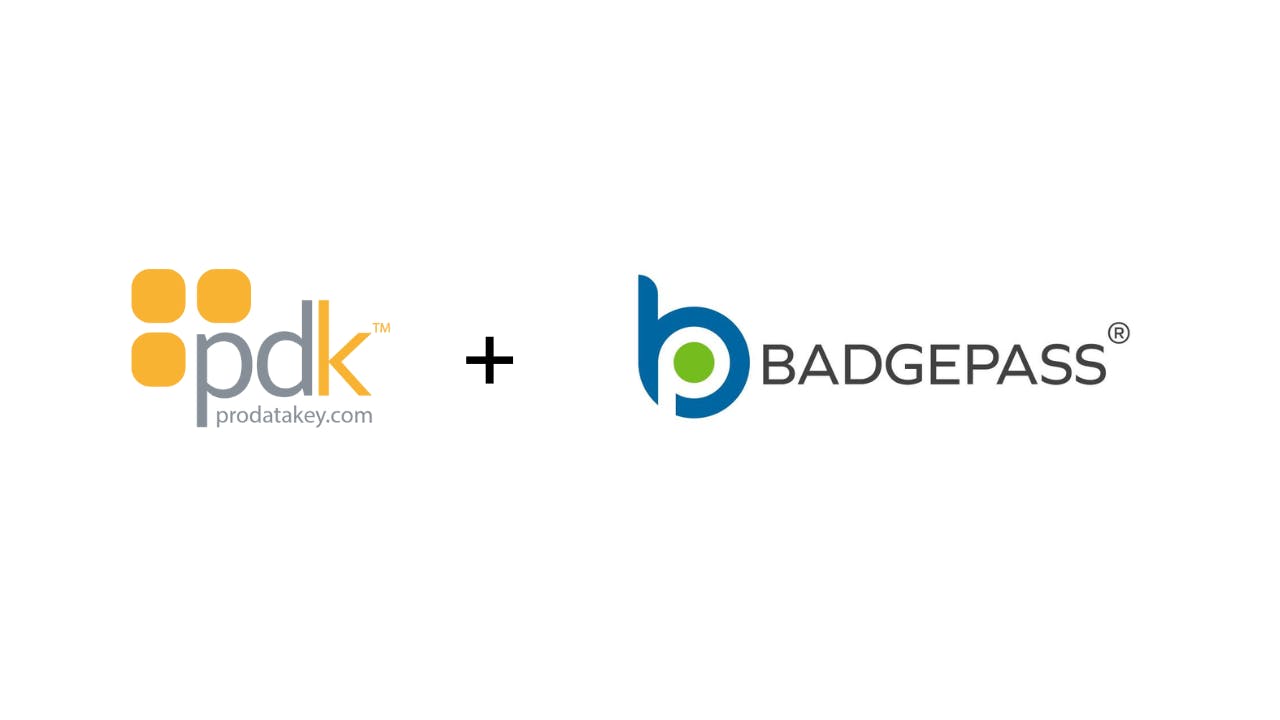 BadgePass and ProdataKey Announce Integration for Credential Management