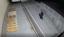 A 3xLOGIC InterACT camera at Sportsman’s Warehouse in Midvale, Utah, detects an after-hours intruder using virtual trip lines and intelligent analytics. A 3xLOGIC InterACT camera at Sportsman’s Warehouse in Midvale, Utah, detects an after-hours intruder using virtual trip lines and intelligent analytics.