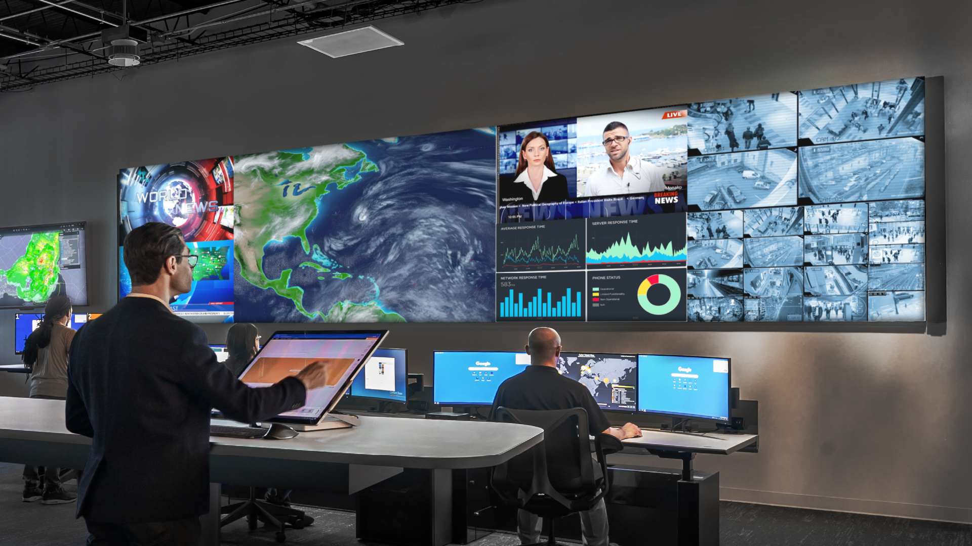 68b1dd20c58ccf79b5834944 Haivision Command 360 Video Wall