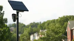 A license plate reader from Flock Safety.