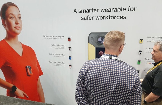 Axon Body Workforce Mini — a compact, AI-enabled body-worn camera designed to strengthen safety and communication for frontline workers — is being showcased by Axon at GSX 2025.