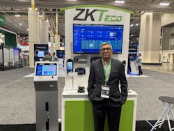 ZKTeco USA President Manish Dalal is excited to be back at GSX this year with a bigger presence. ZKTeco USA President Manish Dalal is excited to be back at GSX this year with a bigger presence.
