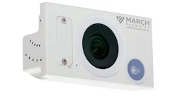 The March Networks AI3 Counting Camera delivers 360-degree video with built-in analytics for people counting, demographics, queue monitoring, and POS integration.