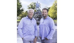 Joseph Lynch, left, and Ron Oetjen mark a leadership transition at Minuteman Security & Life Safety, with Lynch moving to Board Chairman and Oetjen stepping into the CEO role effective Jan. 1, 2026. Joseph Lynch, left, and Ron Oetjen mark a leadership transition at Minuteman Security & Life Safety, with Lynch moving to Board Chairman and Oetjen stepping into the CEO role effective Jan. 1, 2026.