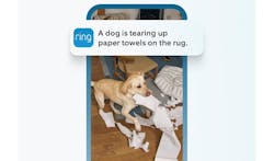 A Ring alert shows a mischievous dog caught on camera shredding paper towels, demonstrating how AI Single Event Alert captures activity in one clear notification. A Ring alert shows a mischievous dog caught on camera shredding paper towels, demonstrating how AI Single Event Alert captures activity in one clear notification.