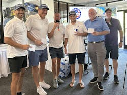 GC&E Director of Commercial Business Rob Hile (center) helps run several charity golf events that generate donations for Tampa Bay area STEM organizations. GC&E Director of Commercial Business Rob Hile (center) helps run several charity golf events that generate donations for Tampa Bay area STEM organizations.
