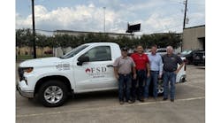 Pye-Barker and FSD team members Pye-Barker and FSD team members