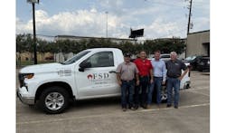 Pye-Barker and FSD team members Pye-Barker and FSD team members