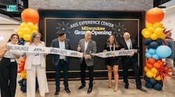 Axis Communications hosted a ribbon-cutting ceremony to celebrate the opening of its new Milwaukee Experience Center, welcoming customers, partners and community members to the 7,800-square-foot space. Axis Communications hosted a ribbon-cutting ceremony to celebrate the opening of its new Milwaukee Experience Center, welcoming customers, partners and community members to the 7,800-square-foot space.