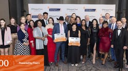 SCDATACOM leaders Alaina Meyer and Kathleen Ford are positioned third and fourth from the left during the 2025 Vet100 Awards Ceremony. SCDATACOM leaders Alaina Meyer and Kathleen Ford are positioned third and fourth from the left during the 2025 Vet100 Awards Ceremony.