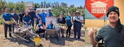 Left: Sciens Building Solutions employees volunteered at Fertile GroundWorks in Livermore, Calif. Right: Sciens CEO Terry Heath volunteered at the Hoboken Homeless Shelter in New Jersey. Left: Sciens Building Solutions employees volunteered at Fertile GroundWorks in Livermore, Calif. Right: Sciens CEO Terry Heath volunteered at the Hoboken Homeless Shelter in New Jersey.
