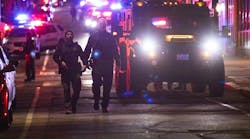 Police officers remain on the scene of a shooting that killed two and wounded at least eight at Brown University on Saturday, Dec. 13, 2025, in Providence, Rhode Island. Police officers remain on the scene of a shooting that killed two and wounded at least eight at Brown University on Saturday, Dec. 13, 2025, in Providence, Rhode Island.