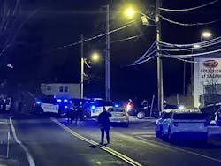 Police are on the scene at a storage facility off Route 28 in Salem, New Hampshire, related to the Brown University shooting. Police are on the scene at a storage facility off Route 28 in Salem, New Hampshire, related to the Brown University shooting.