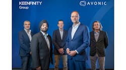 From left to right: Murat Keskinkilinc and Pawandeep Singh (KEENFINITY Group), Martijn van Bodegom (Avonic), as well as Walter Harrewijn (CEO of Avonic) and Lars van den Heuvel (KEENFINITY Group), at the signing ceremony of the acquisition agreement. From left to right: Murat Keskinkilinc and Pawandeep Singh (KEENFINITY Group), Martijn van Bodegom (Avonic), as well as Walter Harrewijn (CEO of Avonic) and Lars van den Heuvel (KEENFINITY Group), at the signing ceremony of the acquisition agreement.
