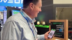 Gemns (formerly WePower) demoed its energy harvesting technology embedded in a Southco lock. The company aims to use this technology to eventually eliminate batteries in a wide range of devices relevant to the security and smart home markets. Gemns (formerly WePower) demoed its energy harvesting technology embedded in a Southco lock. The company aims to use this technology to eventually eliminate batteries in a wide range of devices relevant to the security and smart home markets.