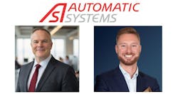 Andrew Saabas, left, has joined Automatic Systems as technical services manager, while Derek Whitis has been named regional sales manager for the Western U.S. Andrew Saabas, left, has joined Automatic Systems as technical services manager, while Derek Whitis has been named regional sales manager for the Western U.S.