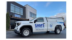 Sam’s Garage Doors, founded in 1990, operates a manufacturing facility and headquarters in Port Coquitlam, British Columbia, and employs about 40 people. Sam’s Garage Doors, founded in 1990, operates a manufacturing facility and headquarters in Port Coquitlam, British Columbia, and employs about 40 people.
