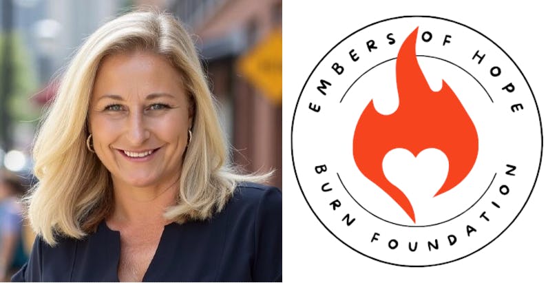 Rebekah Johnson, co-founder and executive director of the Embers of Hope Burn Foundation, leads the organization that provides a camp experience designed to help young burn survivors build confidence, form peer connections and support their recovery.
