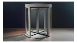 The RevLock R20-4S four-wing all-glass security revolving door from Automatic Systems is designed to combine transparency, high security and reliable throughput while integrating into modern architectural spaces. The RevLock R20-4S four-wing all-glass security revolving door from Automatic Systems is designed to combine transparency, high security and reliable throughput while integrating into modern architectural spaces.