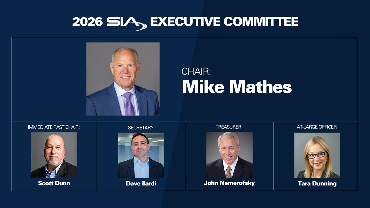 SIA announced the 2026 Board and Executive Committee at The Advance, SIA&rsquo;s annual membership meeting