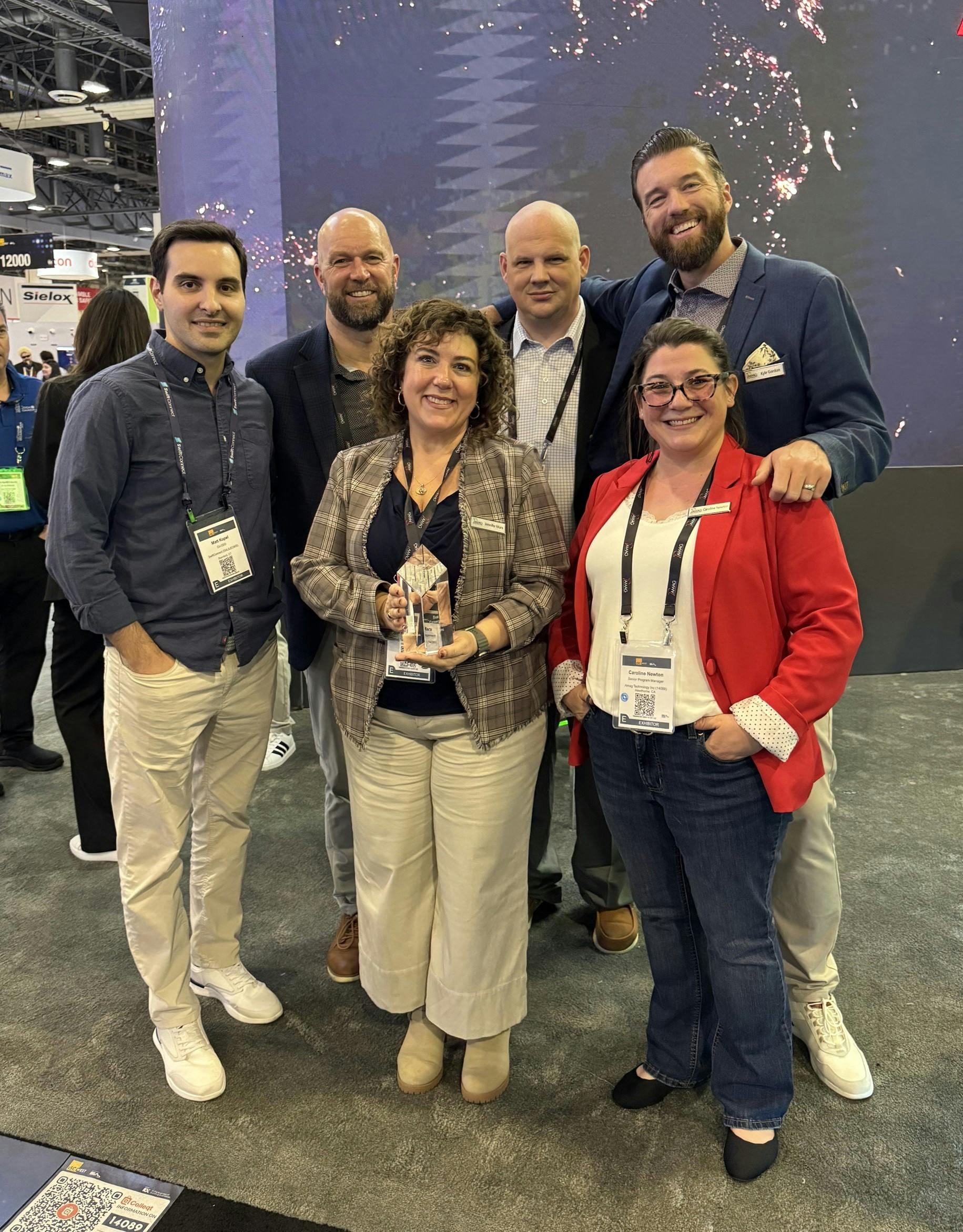 Symmetry CONNECT 2.0 integrated with SwiftConnect recognized at ISC West for advancing centralized identity management across multiple access control systems.