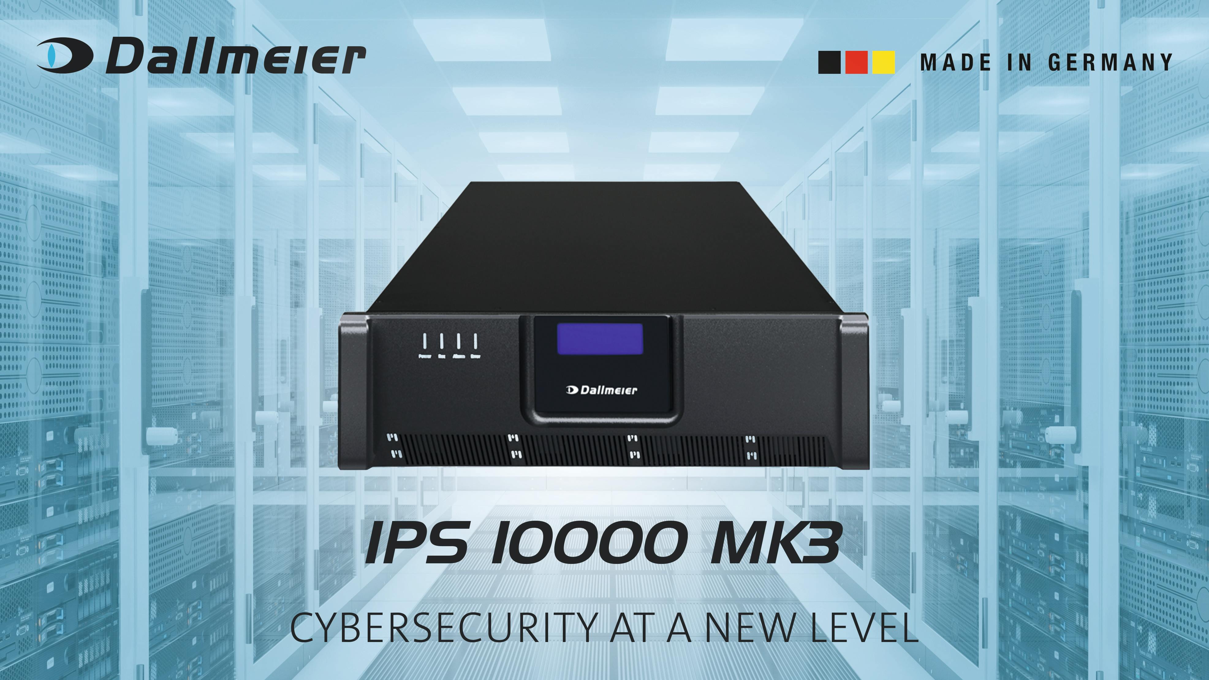 Dallmeier IPS 10000 MK3 recording system with updated cybersecurity architecture and revised hardware design.
