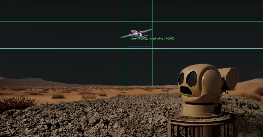 Prism C-UAS processes thermal and visible sensor data to detect and track small drone targets, according to Teledyne FLIR OEM.