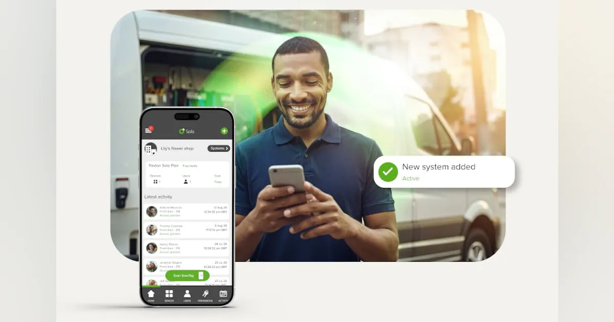 Paxton Launches Solo, a Phone-Based Access Control System | Security ...